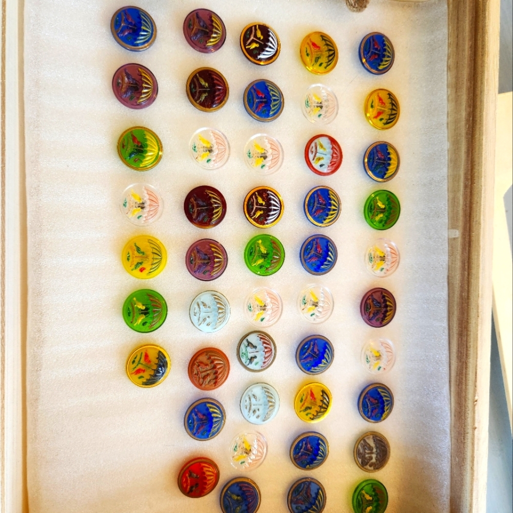 Czech buttons perfect condition